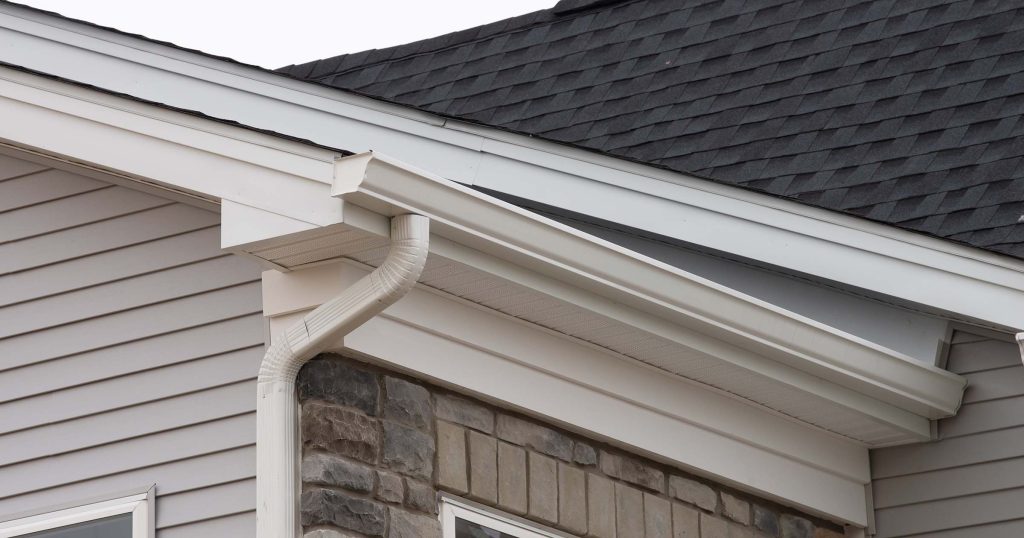 Repaint Gutters with Rhino Shield
