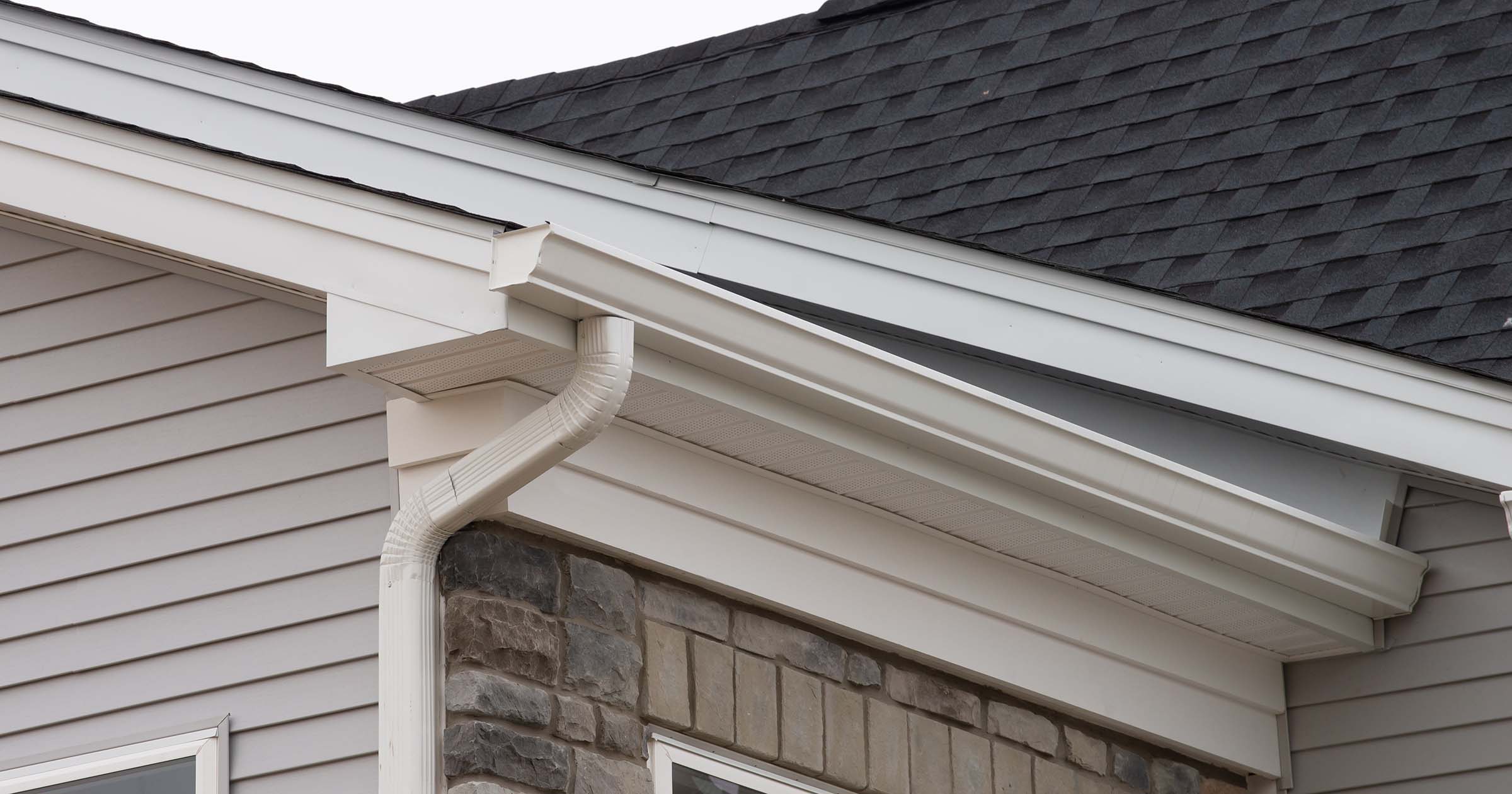 Repaint Gutters with Rhino Shield