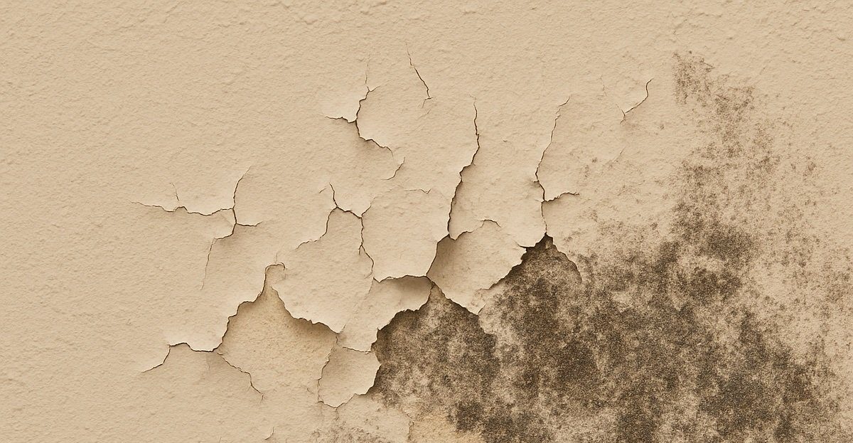 Stucco crack
